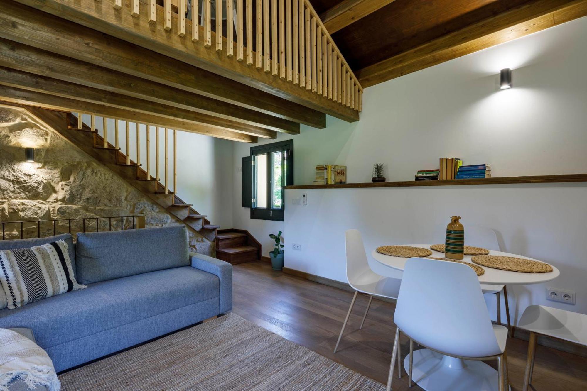 Hermoso Molino Restaurado A Pie Del Rio En Vigo Exterior foto